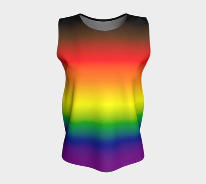 Philly Rainbow Gradient Loose Tank (Long)