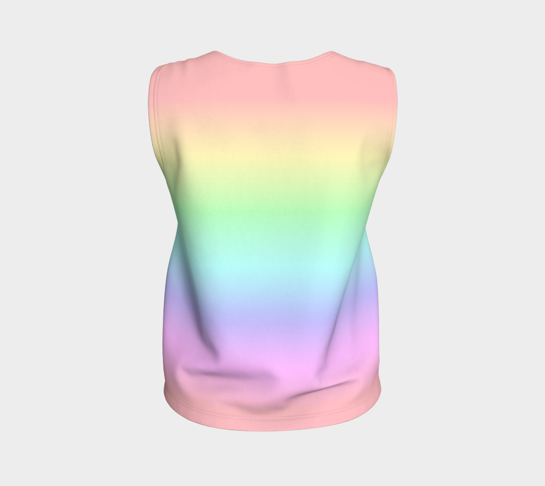 Pastel Rainbow Gradient Loose Tank