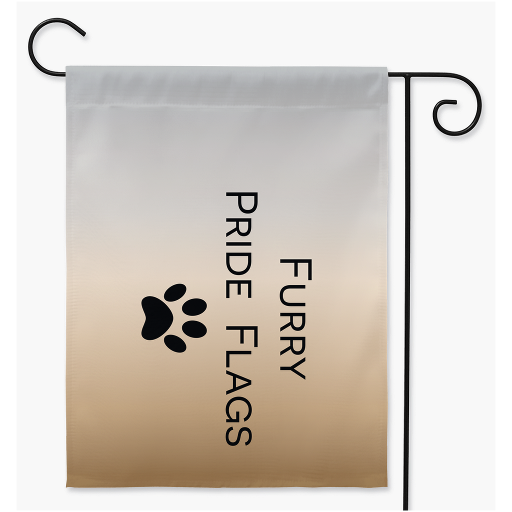 Choose Your Furry Pride Yard and Garden Flags  | Single Or Double-Sided | 2 Sizes  | Choose Your Base Flag AND Your Paw Print