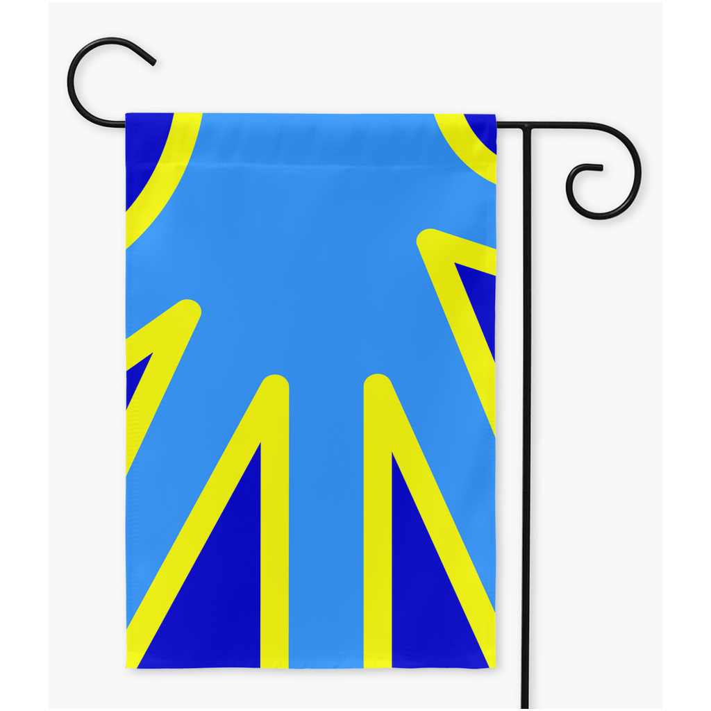 Deaf/Hearing Impaired Yard and Garden Flags | Single Or Double-Sided | 2 Sizes