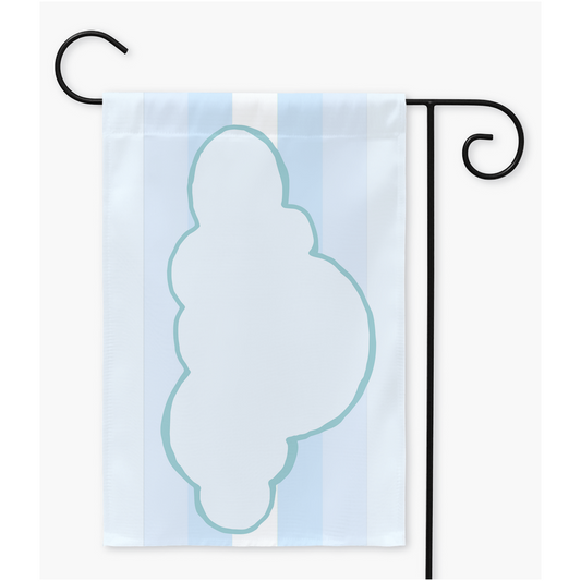 Cloudgender Pride Yard and Garden Flags | Single Or Double-Sided | 2 Sizes | Gender Identity and Expression