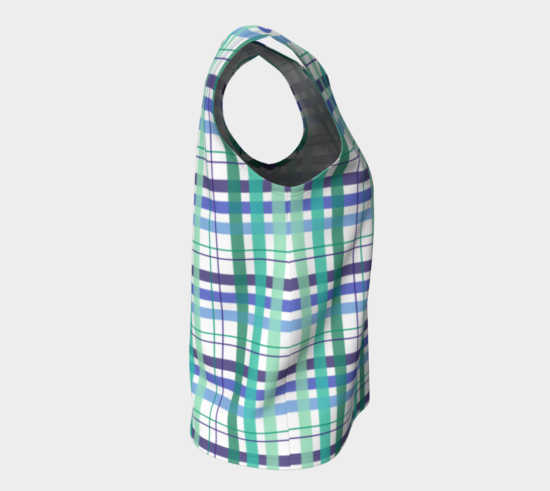 Gay Man (anciennement Vincian - V2) Plaid Loose Tank (Long)