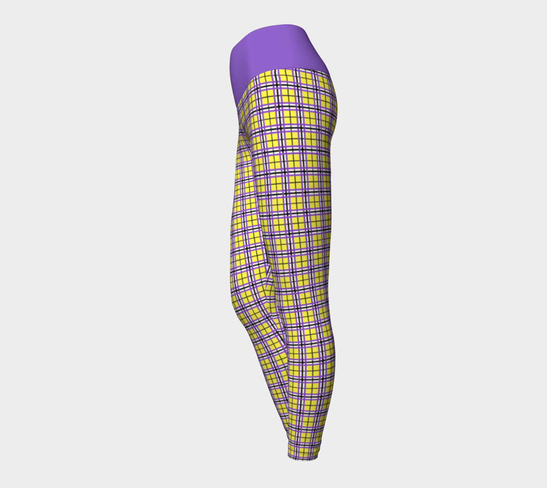 Nonbinary Yellow Enbyberry Yoga Leggings