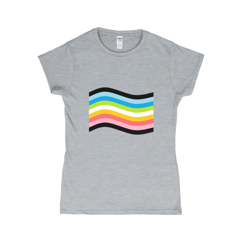 Orientation Pride Flag Fitted Tshirt | Choose Your Flag | Gildan