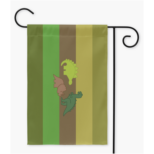 Dinotix - V1 Pride Yard and Garden Flags | Single Or Double-Sided | 2 Sizes | Gender Identity and Expression