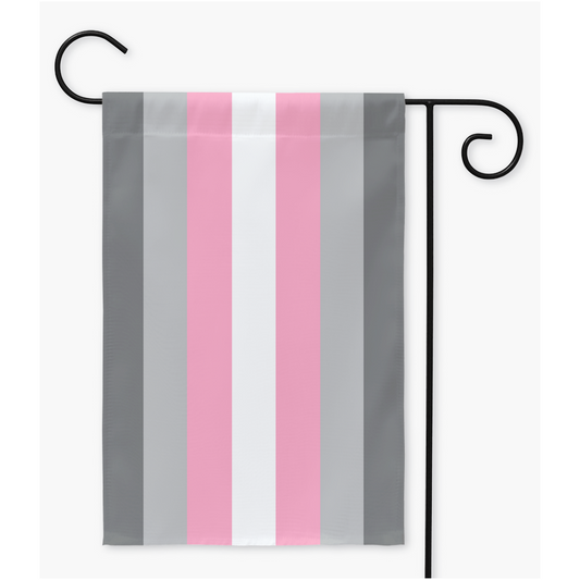 Demigirl - V1 Pride Yard and Garden Flags | Single Or Double-Sided | 2 Sizes | Gender Identity and Expression