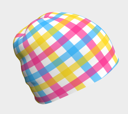 Pansexual Gingham Beanie