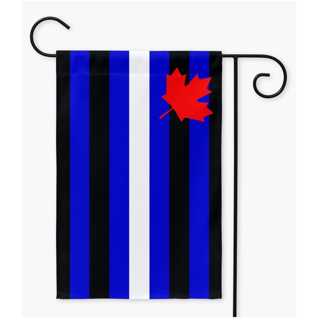Canadian Leather Yard and Garden Flags | Single Or Double-Sided | 2 Sizes