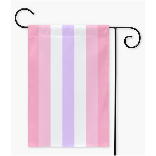 Pomosexual Yard and Garden Flags | Single Or Double-Sided | 2 Sizes | Romantic and Sexual Orientations