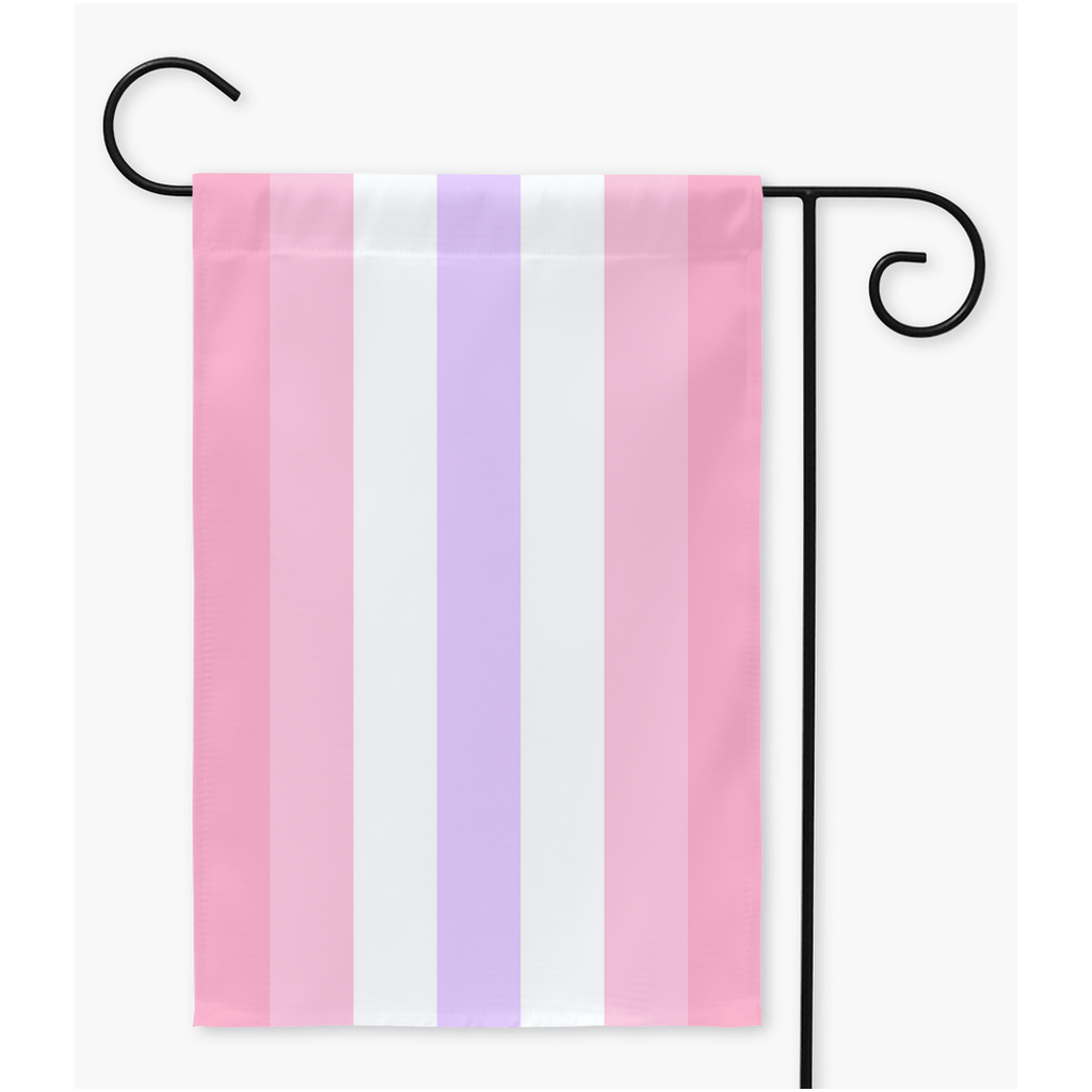 Pomosexual Yard and Garden Flags | Single Or Double-Sided | 2 Sizes | Romantic and Sexual Orientations