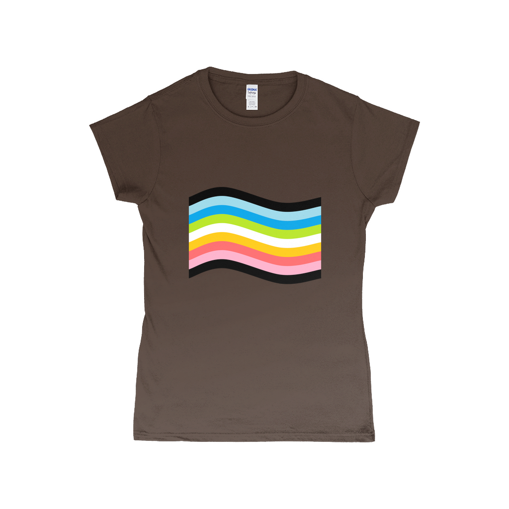 Orientation Pride Flag Fitted Tshirt | Choose Your Flag | Gildan