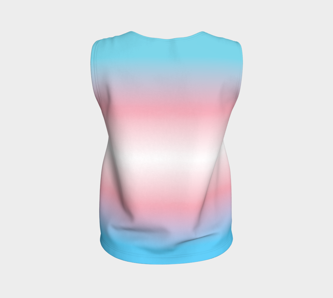 Transgender Gradient Loose Tank (Long)