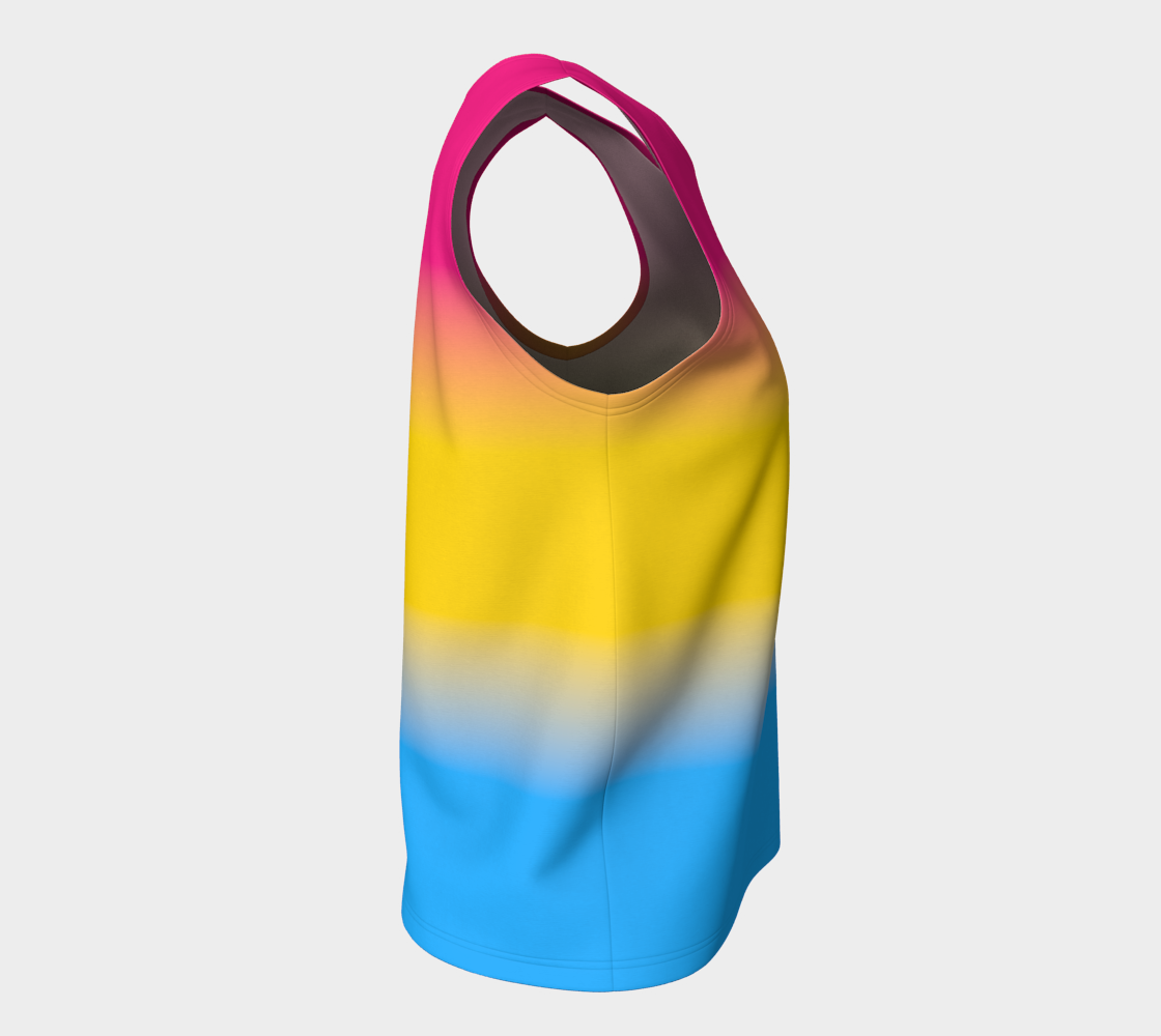 Pansexual Gradient Loose Tank (Long)