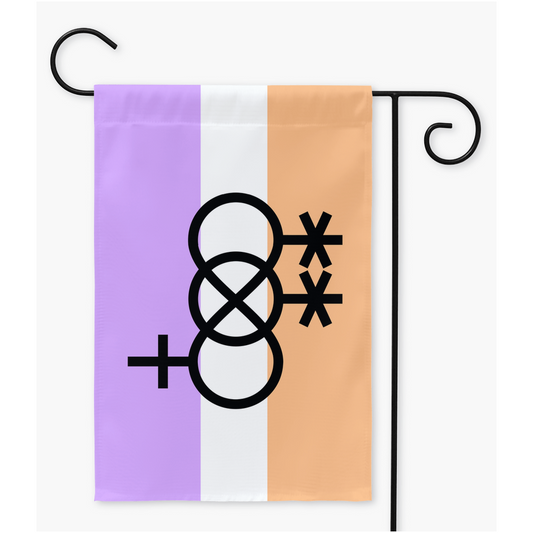 Trixensexual - V1.5 Yard and Garden Flags | Single Or Double-Sided | 2 Sizes | Romantic and Sexual Orientations