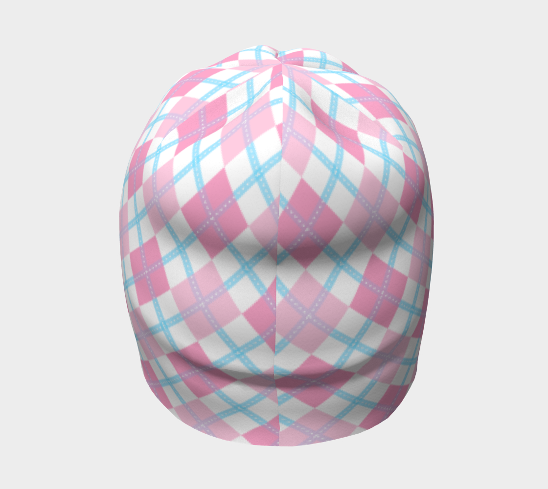 Transfeminine Argyle Beanie