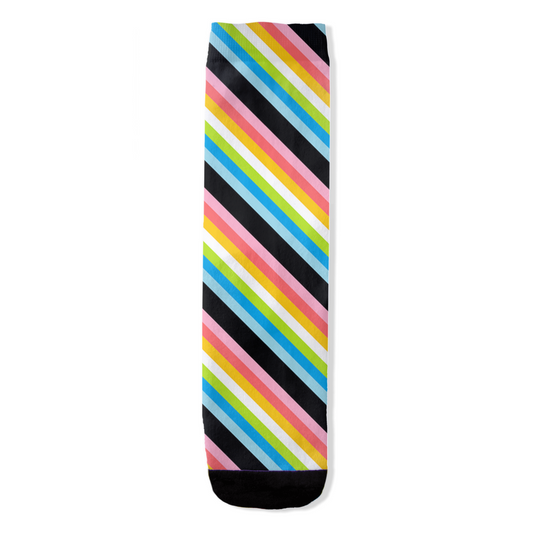 Queer Striped All-Over Print Socks