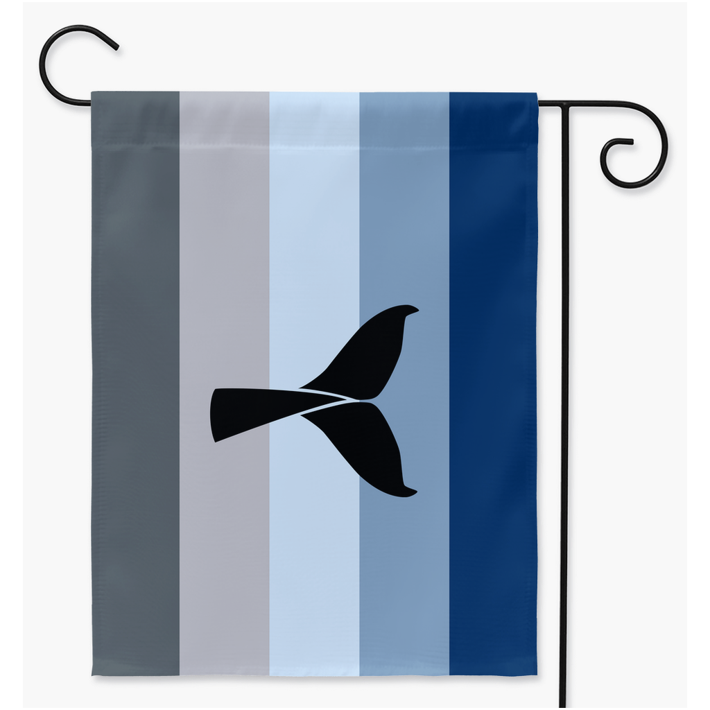 Cetacean Pride Pride Yard and Garden Flags  | Single Or Double-Sided | 2 Sizes