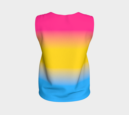 Pansexual Gradient Loose Tank (Long)