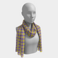 Nonbinary "Enbyberry" Plaid Long Scarf