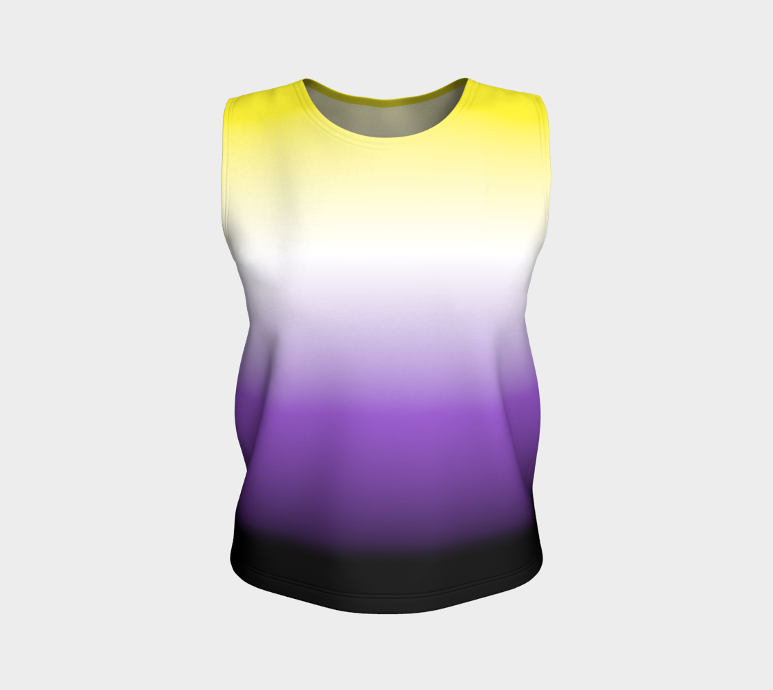 Nonbinary Gradient Loose Tank (Long)