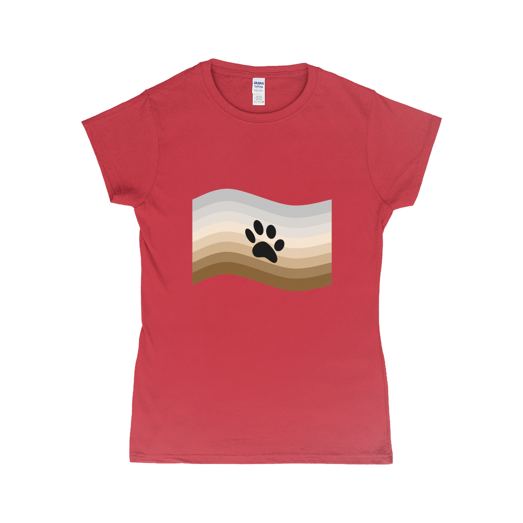 Furry Pride Flag Fitted Tshirt | Choose Your Flag | Gildan