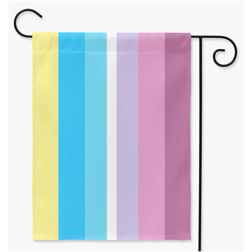 Bigenderflux - V1 Yard and Garden Flags | Single Or Double-Sided | 2 Sizes