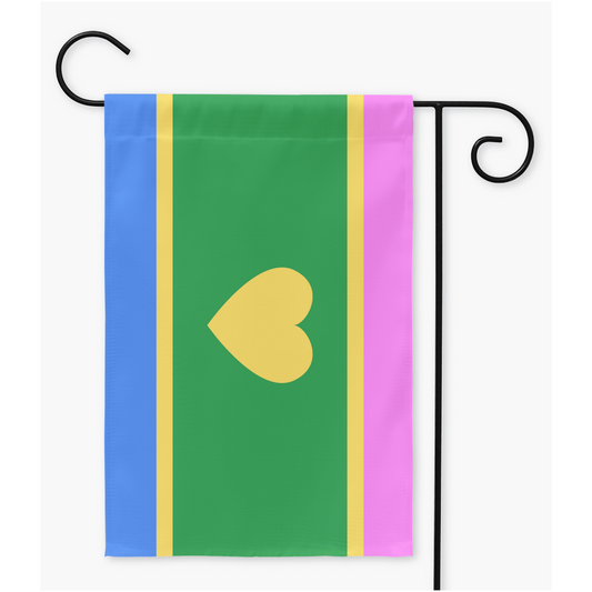 Polyromantic - V2 Yard and Garden Flags | Single Or Double-Sided | 2 Sizes | Romantic and Sexual Orientations