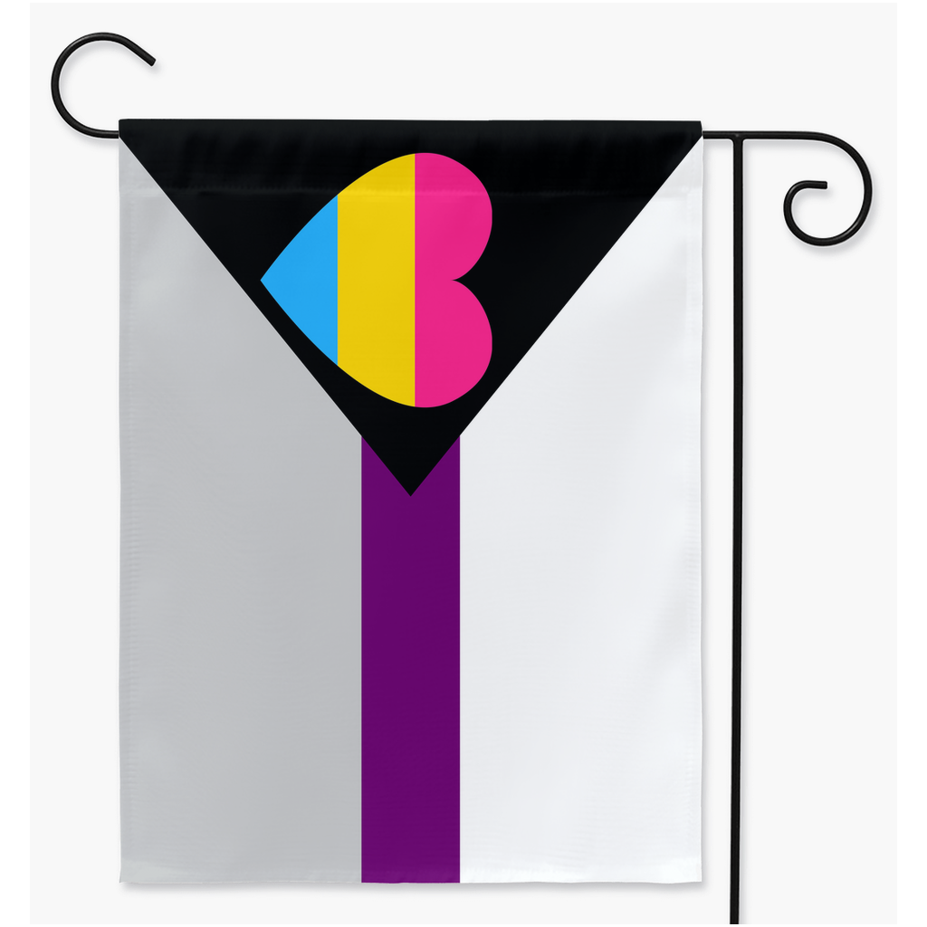 Demisexual Panromantic - V1 Yard and Garden Flags | Single Or Double-Sided | 2 Sizes