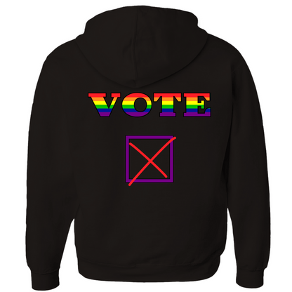 Vote Unisex Hoodies (Zip-up) | Choose Your Colourway