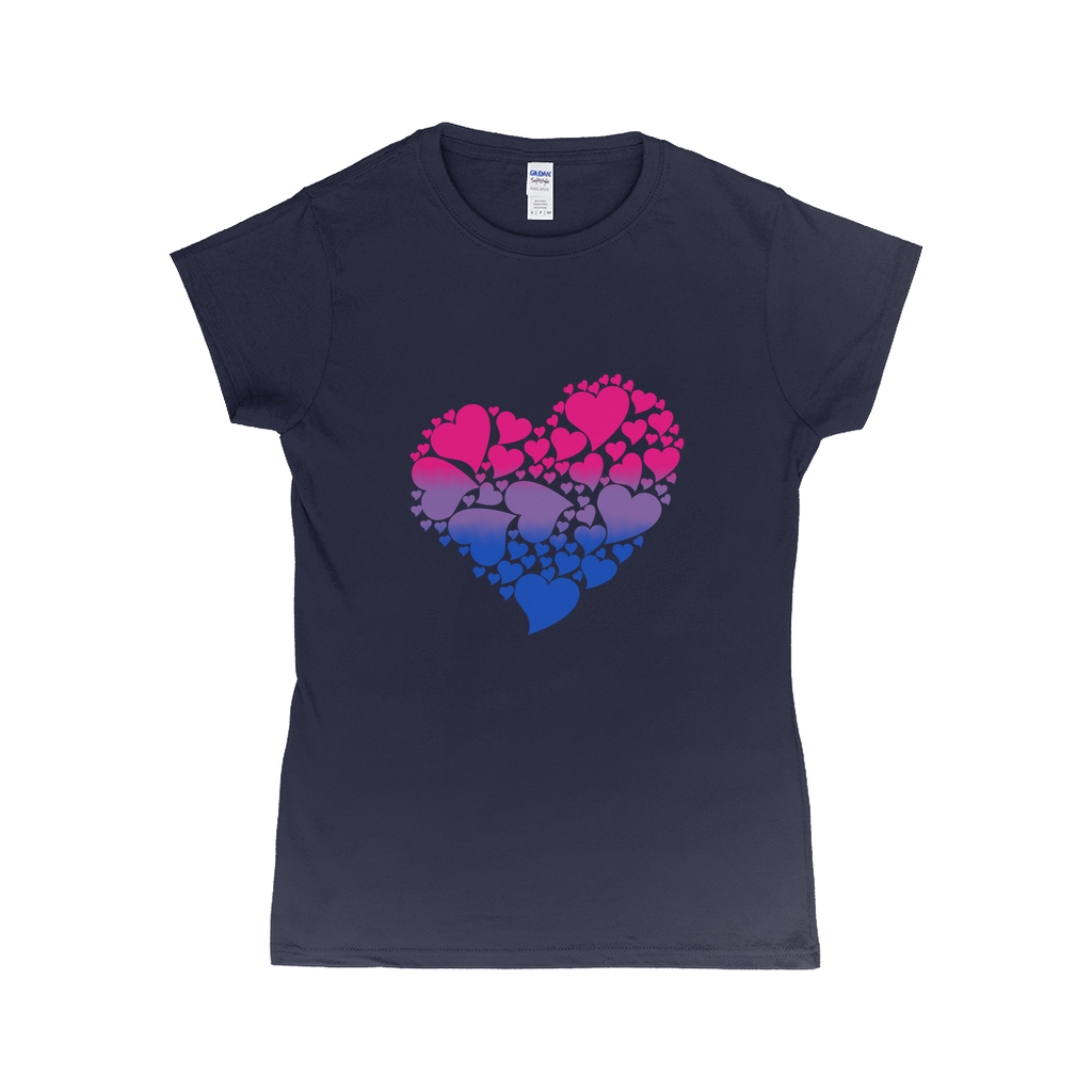 Heart of Hearts Fitted Tshirt | Choose Your Colourway | Gildan