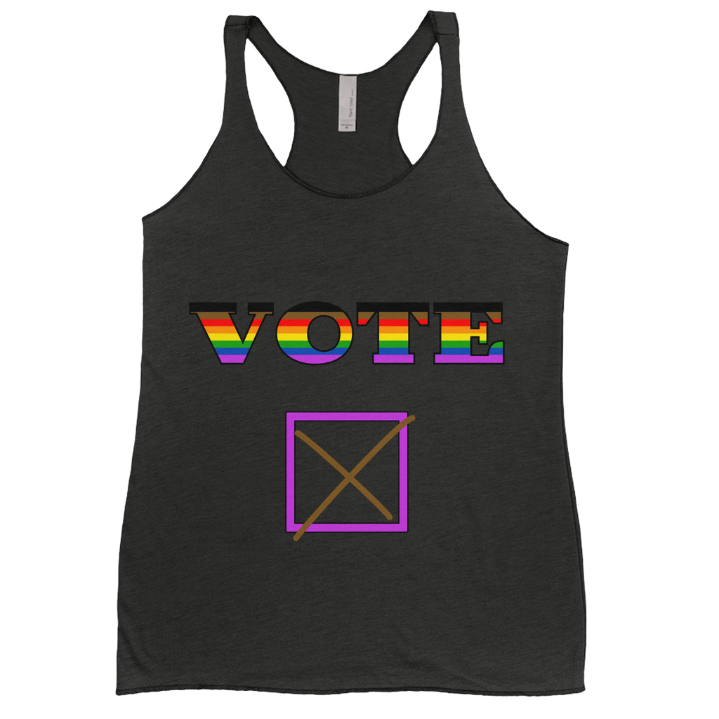 Vote Racerback Tank Tops | Choose Your Colourway
