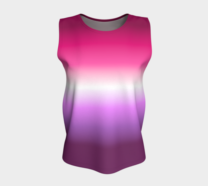 Lesbian - V2 Gradient Loose Tank (Long)