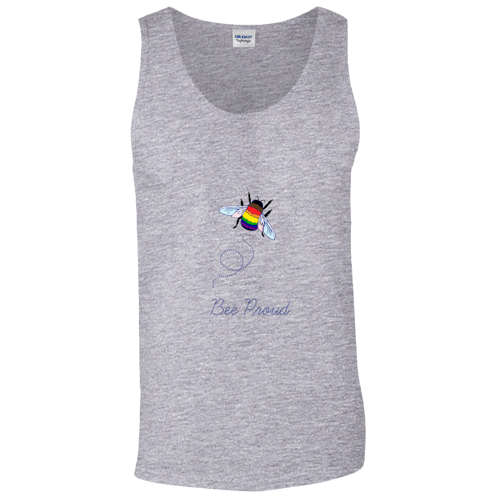 Bumblebee Pride Pun Unisex Tank Top | Choose Your Colourway and Pun | Gildan