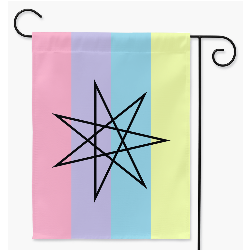 Kingender - V1 (Symbol) Pride Flags  | Single Or Double-Sided | 2 Sizes | Gender Identity and Presentation