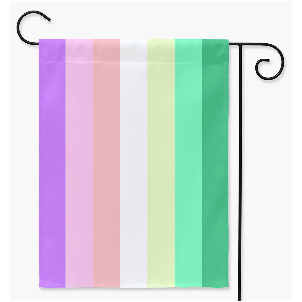 Banderas del Orgullo Gendersylf | Una o dos caras | 2 tamaños | Identidad de Género y Presentación