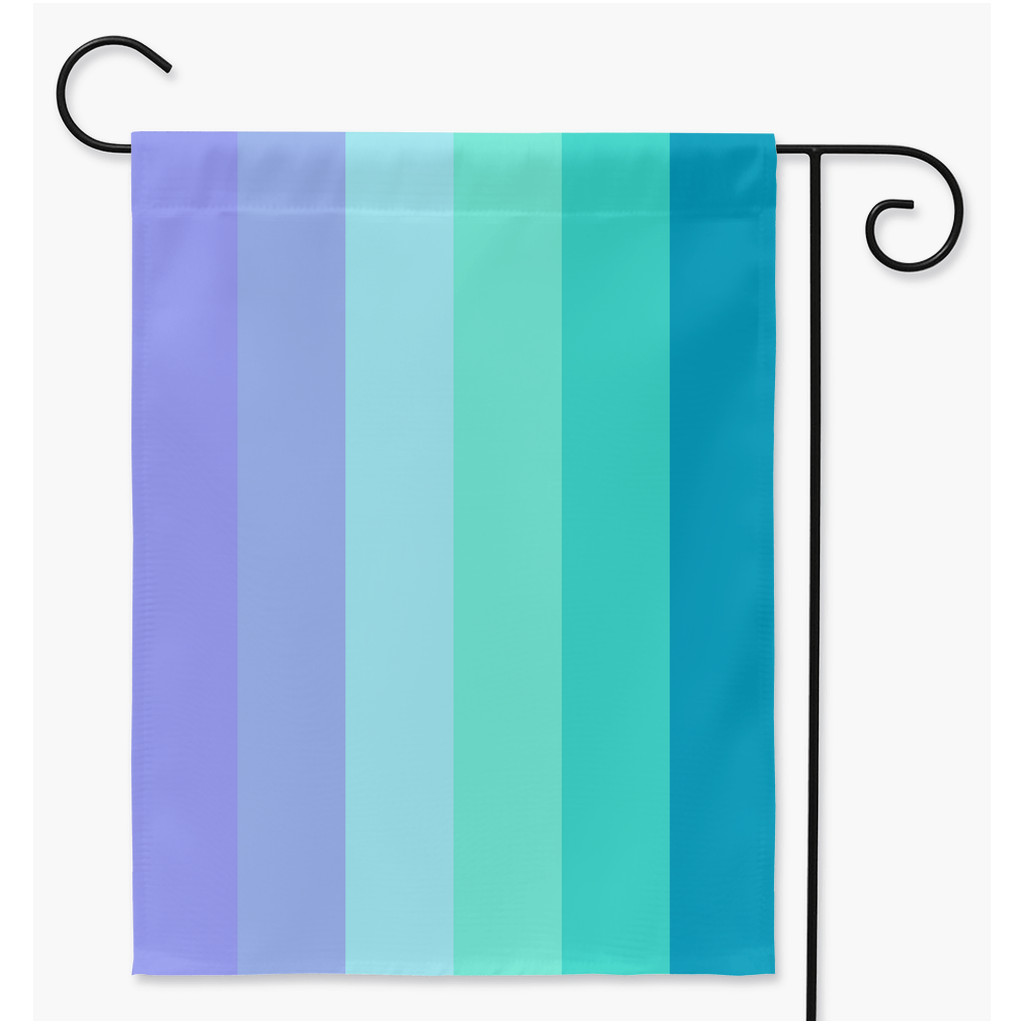 Drapeaux de cour et de jardin Neptunic | Simple ou double face | 2 tailles | Orientations romantiques et sexuelles