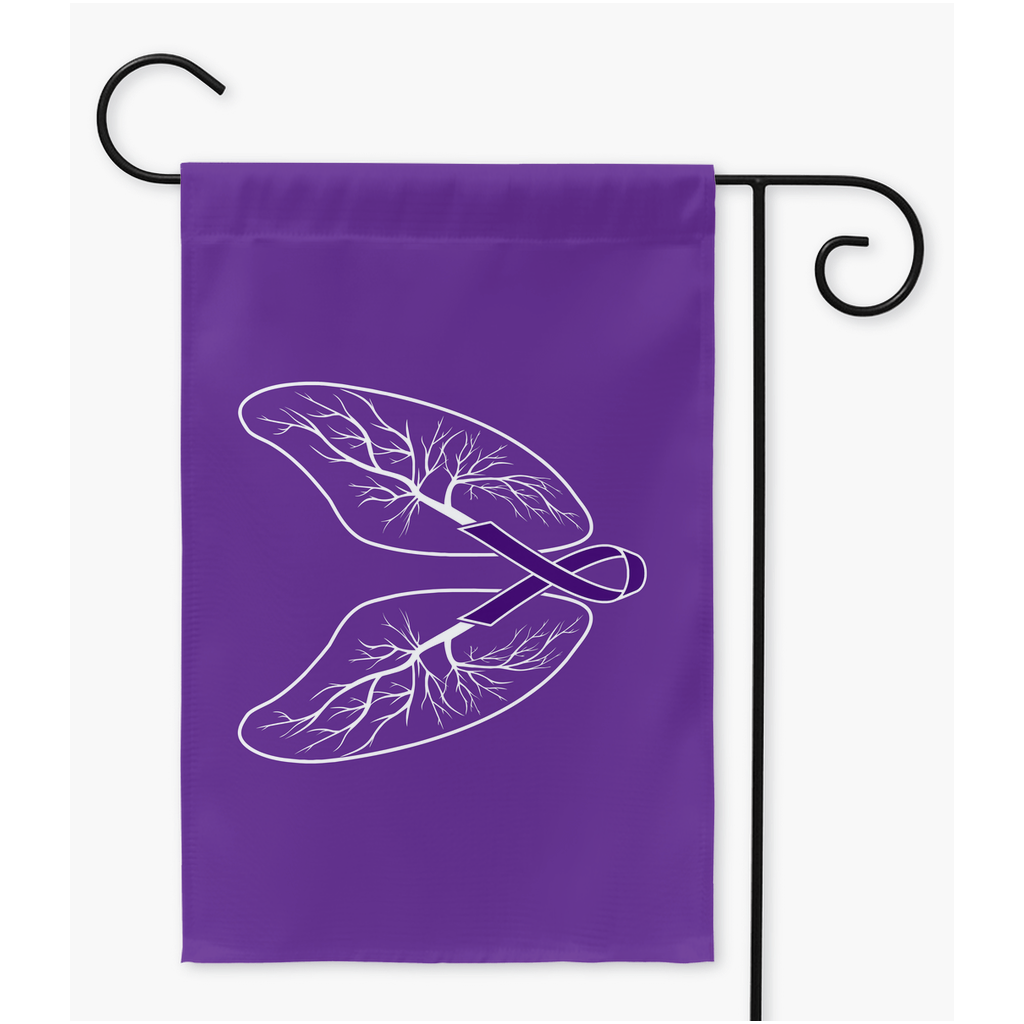 Cystic Fibrosis Yard and Garden Flags | Single Or Double-Sided | 2 Sizes