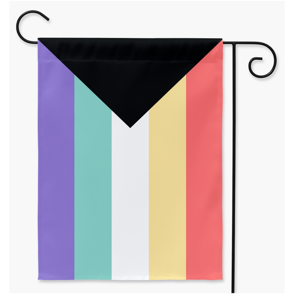 Demisexual Sapphic Pride Yard and Garden Flags  | Single Or Double-Sided | 2 Sizes