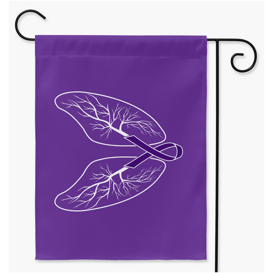 Cystic Fibrosis Yard and Garden Flags | Single Or Double-Sided | 2 Sizes