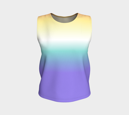 Genderfaun Gradient Loose Tank (Long)