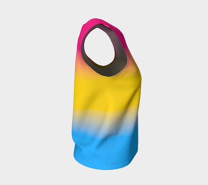 Pansexual Gradient Loose Tank (Long)