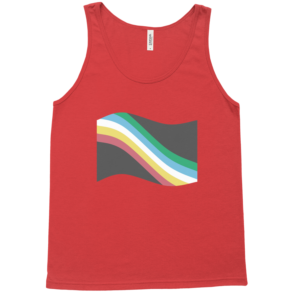 Disability and Neurodiversity Pride Flag Relaxed Fit Tank Tops | Choose Your Flag | Bella + Canvas