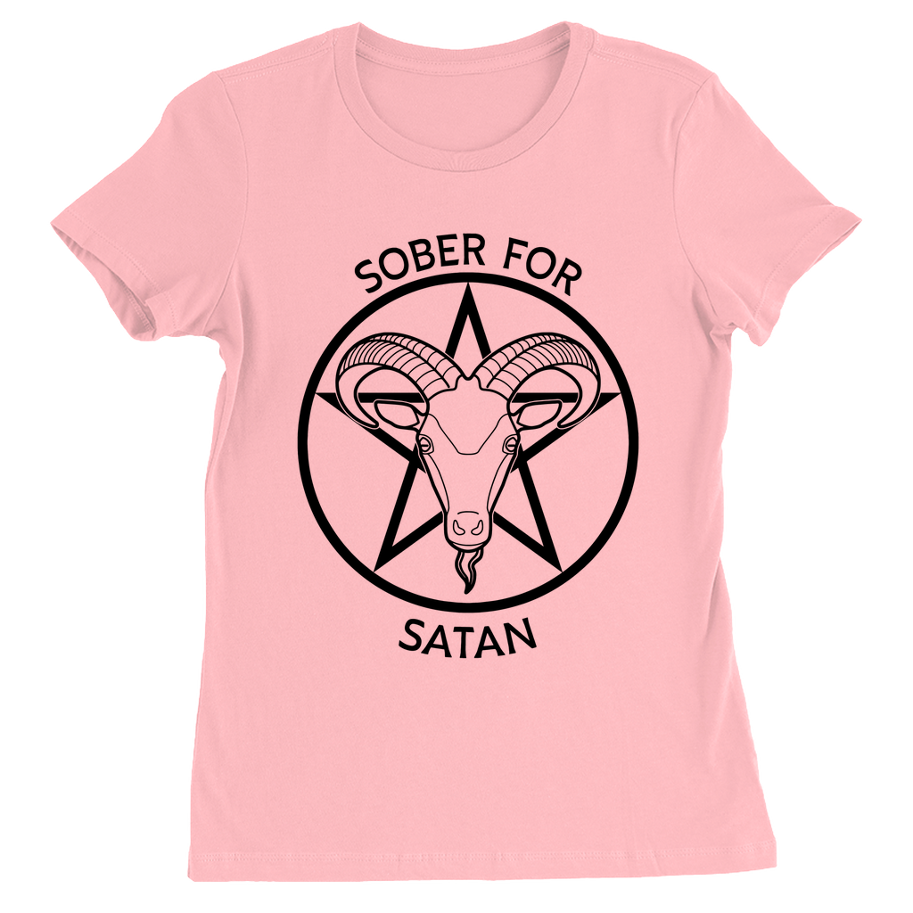 Sober for Satan - LIGHT Fitted Tshirt | Choose Your Colourway | Bella + Canvas