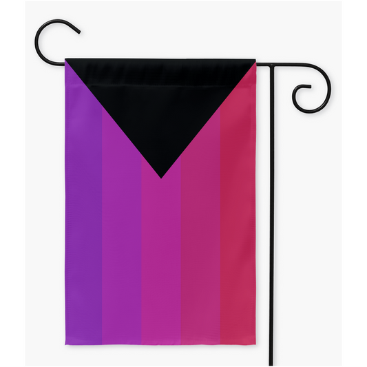 DemiAceflux - V1 Yard and Garden Flags | Single Or Double-Sided | 2 Sizes | Aro Ace Spec