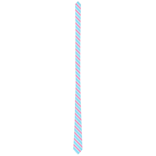 Cravates à motifs de fierté rayée transmasculine