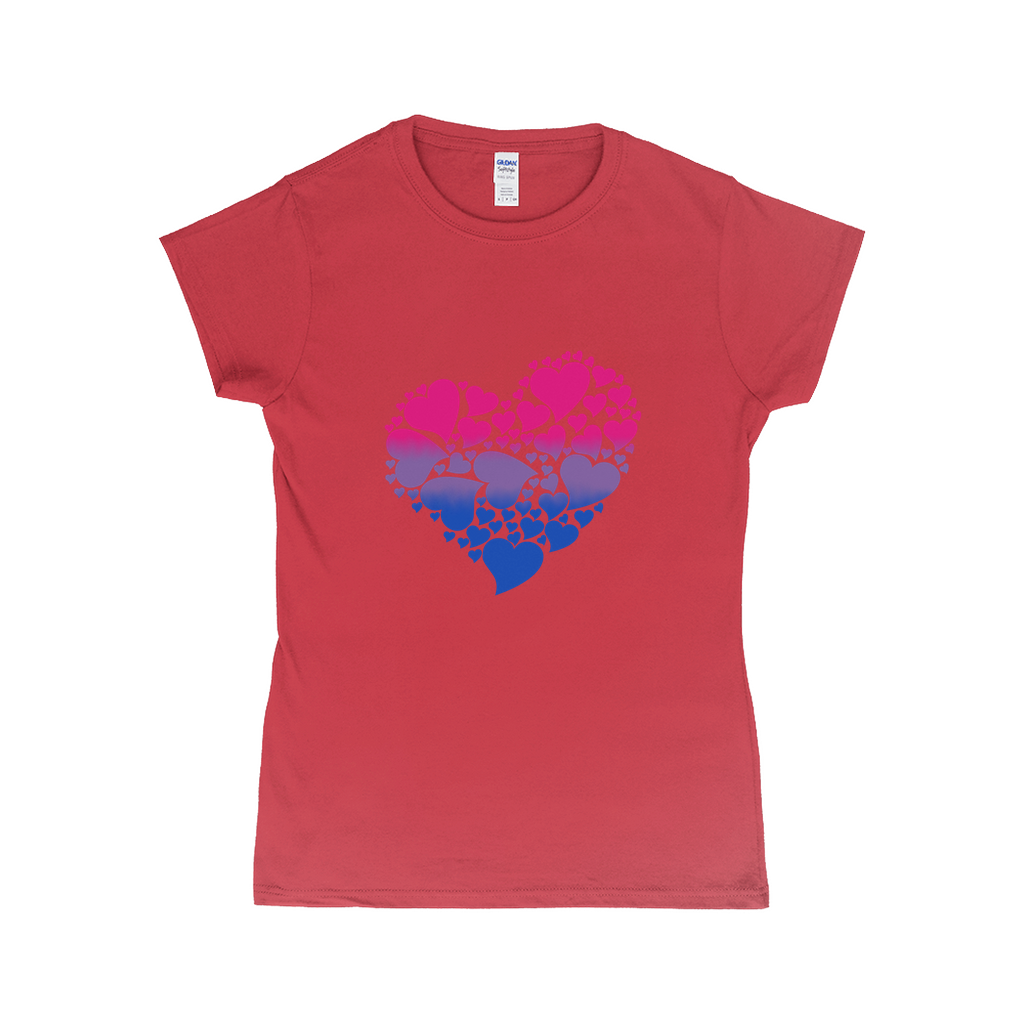 Heart of Hearts Fitted Tshirt | Choose Your Colourway | Gildan