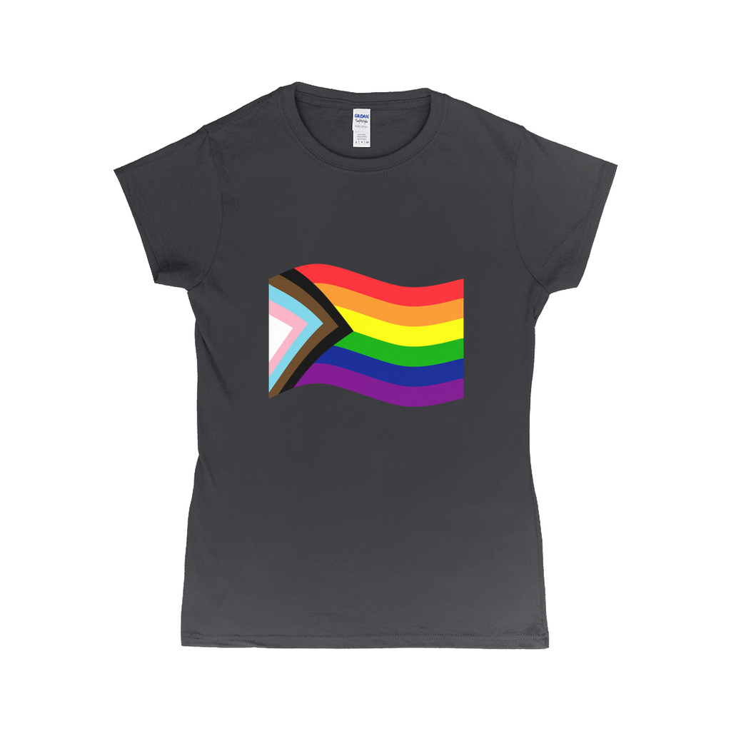 Rainbow Pride Flag Fitted Tshirt | Choose Your Flag | Gildan