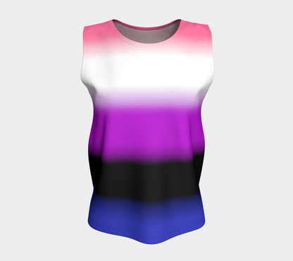 Genderfluid Gradient Loose Tank