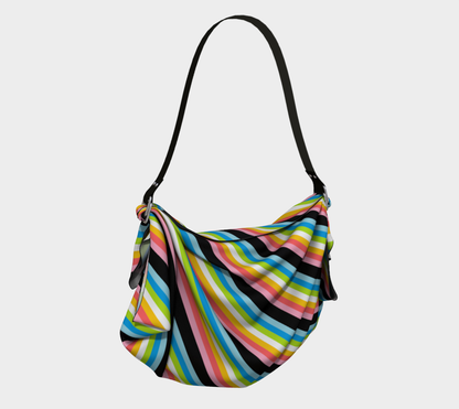 Queer Pride Striped Origami Tote