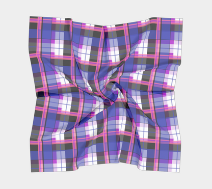 Genderfluid Plaid  Square Scarf